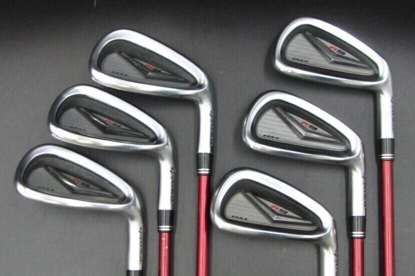 Set Of 6 X TaylorMade R9 Max Irons 5-PW Regular Graphite Shafts Taylormade Grips 4 Set Of 6 X TaylorMade R9 Max Irons 5-PW Regular Graphite Shafts Taylormade Grips - Image 2