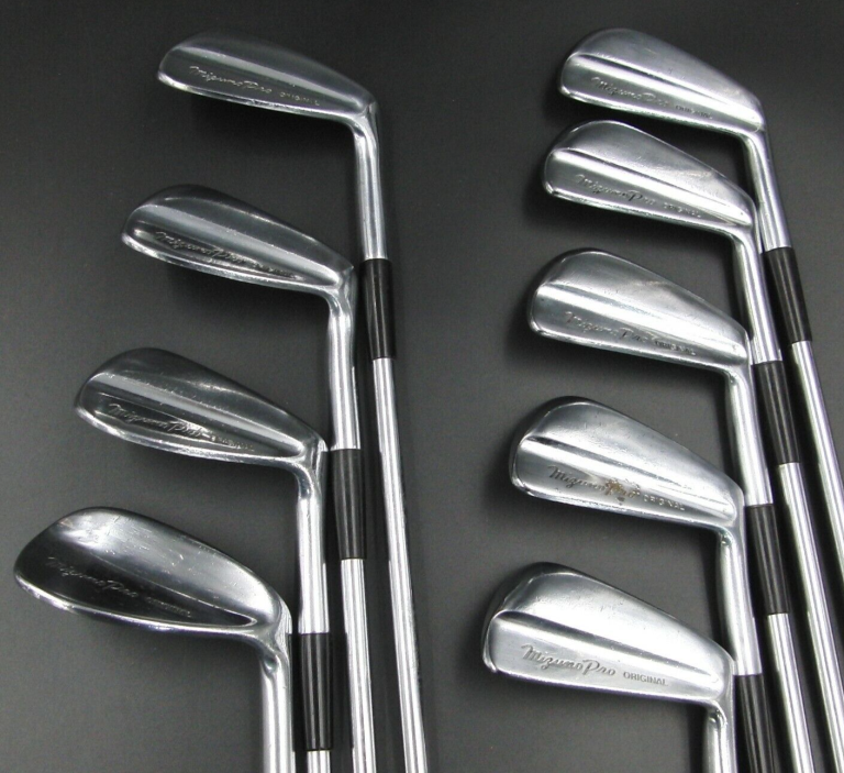 Set Of 9 X Mizuno Pro Original Irons 3-SW Regular Steel Shafts Lamkin 4 Set Of 9 X Mizuno Pro Original Irons 3-SW Regular Steel Shafts Lamkin - Image 2