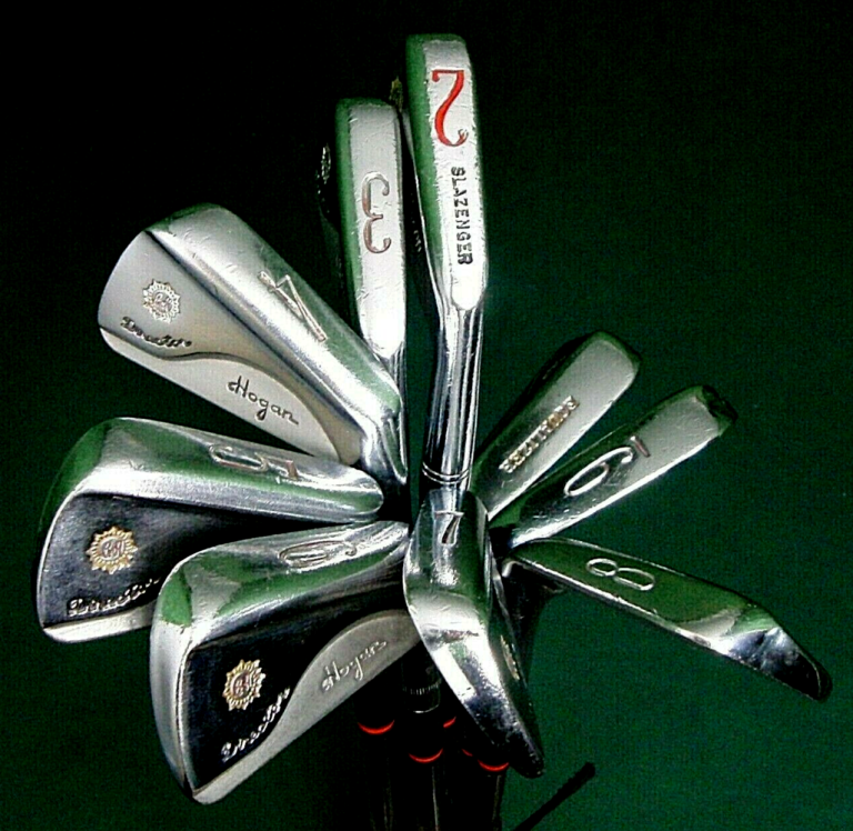 Set Of 9 X Ben Hogan Director Irons 2-PW Regular Steel Shafts Mixed Grips 3 Set Of 9 X Ben Hogan Director Irons 2-PW Regular Steel Shafts Mixed Grips