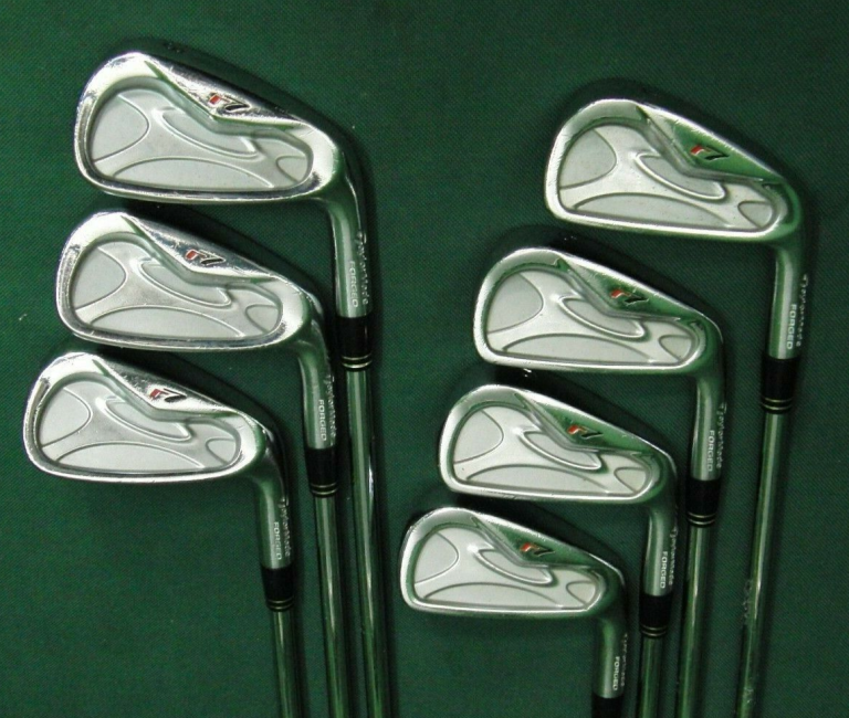 Set Of 7 X TaylorMade R7 Forged Japanese Model Irons 4-PW Stiff Steel Shafts 4 Set Of 7 X TaylorMade R7 Forged Japanese Model Irons 4-PW Stiff Steel Shafts - Image 2