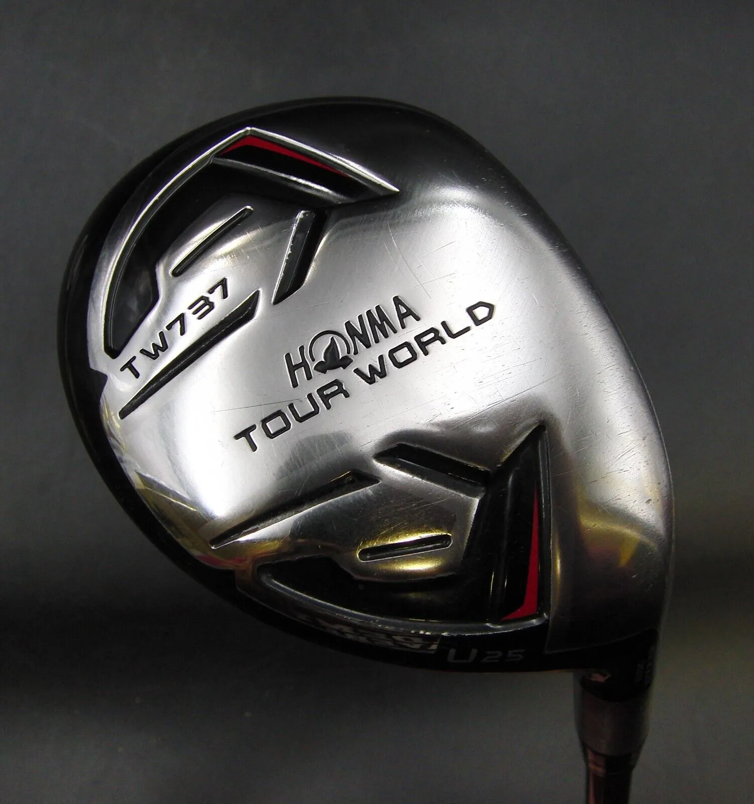 Japanese Honma Tour World TW737 U25 Hybrid Regular Graphite Shaft Honma Grip 3 Japanese Honma Tour World TW737 U25 Hybrid Regular Graphite Shaft Honma Grip