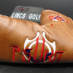 Luxury PSYKO GOLF Embroidered Genuine Leather Putter Head Cover -Clubs Sales Shop 32 b45ae95f 0fd5 4809 a753 616552571b7c