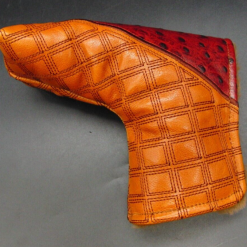 Luxury PSYKO GOLF Ostrich Genuine Leather Putter Embossed Logo Head Cover -Clubs Sales Shop 32 b6929c0d 88e2 4407 ac2f e272fe4e0ba6