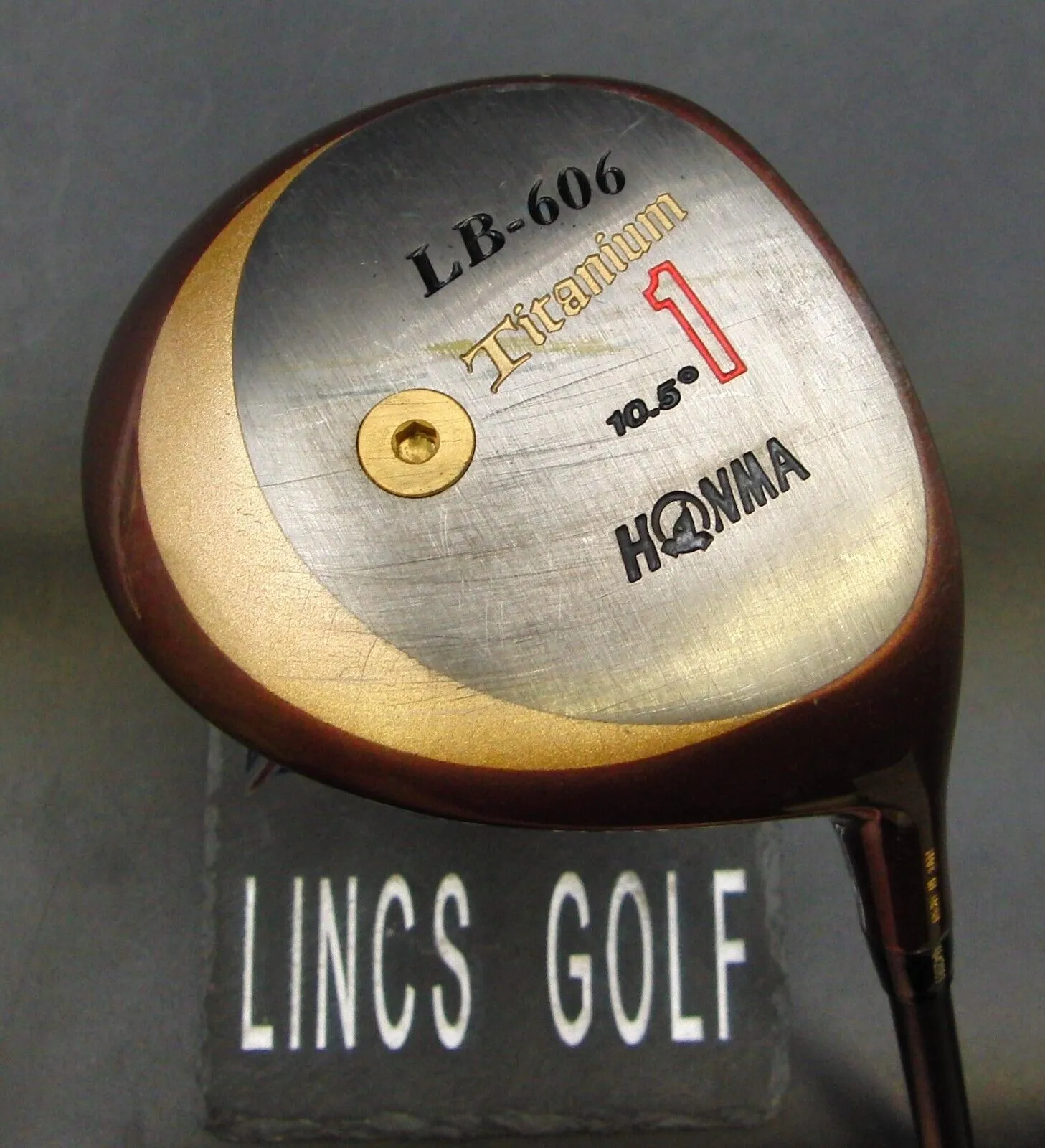 Honma Hiro Honma LB-606 Titanium 10.5° Driver/Wood Regular Graphite Shaft + Grip 3 Honma Hiro Honma LB-606 Titanium 10.5° Driver/Wood Regular Graphite Shaft + Grip