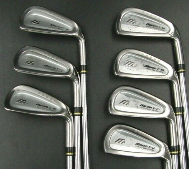 Set Of 7 X Mizuno E-10 Irons 4-PW Regular Steel Shafts Golf Pride Grips 4 Set Of 7 X Mizuno E-10 Irons 4-PW Regular Steel Shafts Golf Pride Grips - Image 2