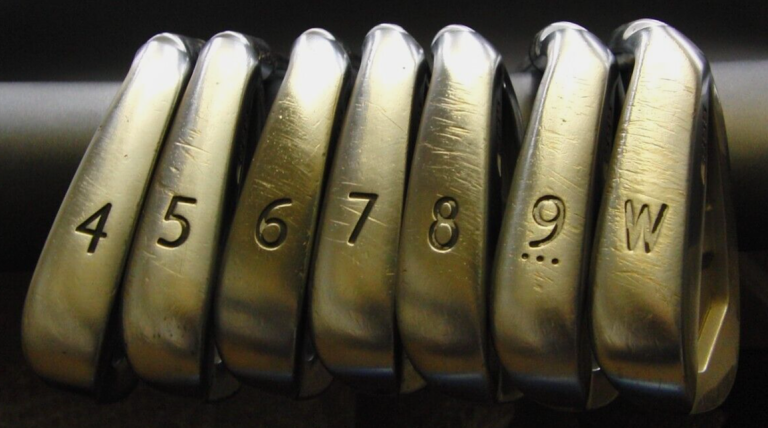 Set Of 7 X Ping S55 Yellow Dot Irons 4-PW Stiff Steel Shafts Ping Grips 6 Set Of 7 X Ping S55 Yellow Dot Irons 4-PW Stiff Steel Shafts Ping Grips - Image 4