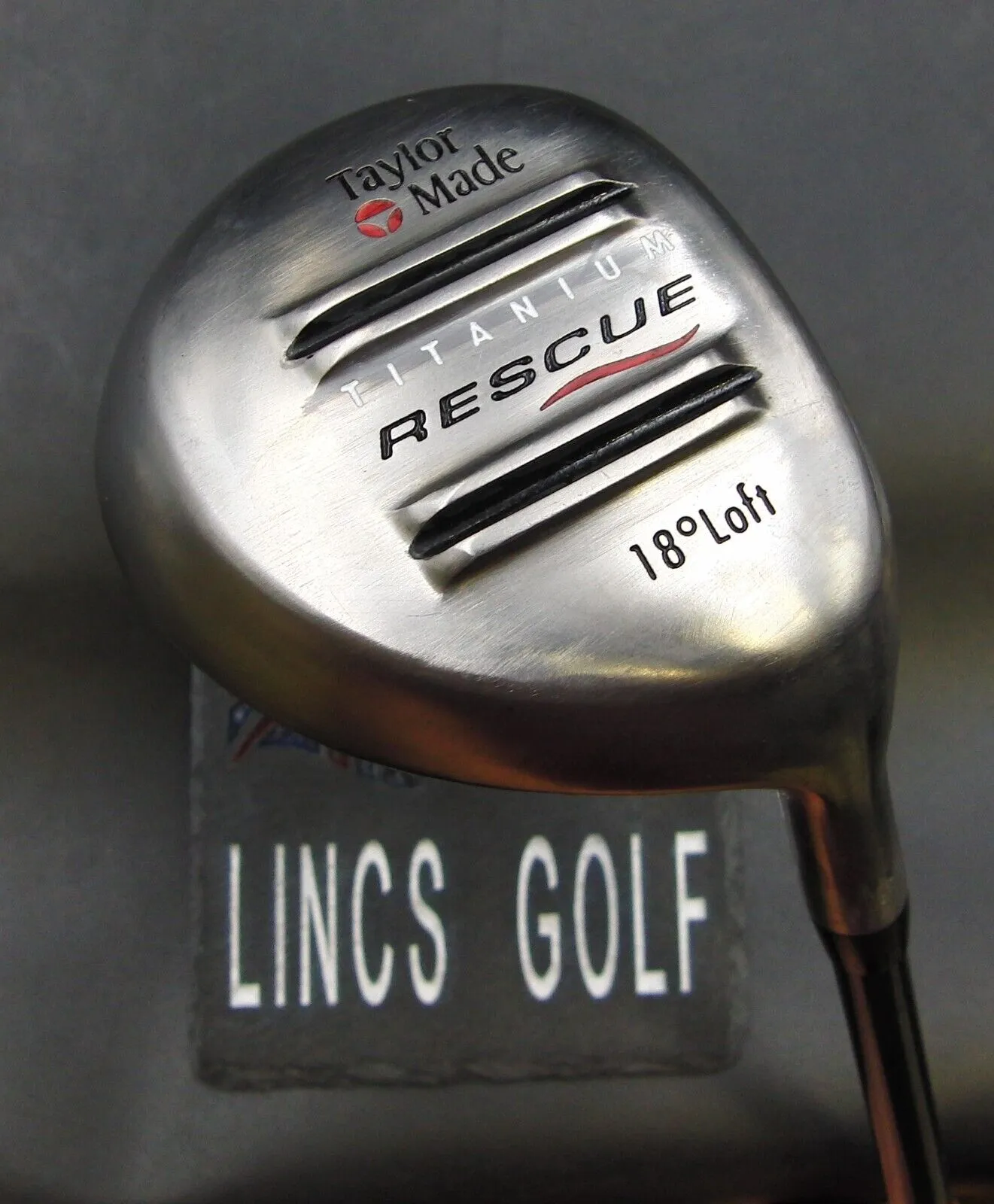 Vintage Taylormade Rescue 18° 5 Wood Regular Graphite Shaft Taylormade Grip 3 Vintage Taylormade Rescue 18° 5 Wood Regular Graphite Shaft Taylormade Grip