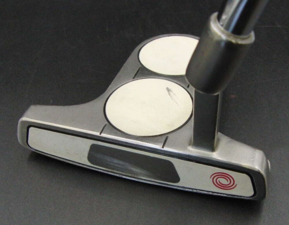 Odyssey White Steel 2-Ball Blade-2 Putter 88cm Length Steel Shaft Iguana Grip 6 Odyssey White Steel 2-Ball Blade-2 Putter 88cm Length Steel Shaft Iguana Grip - Image 4
