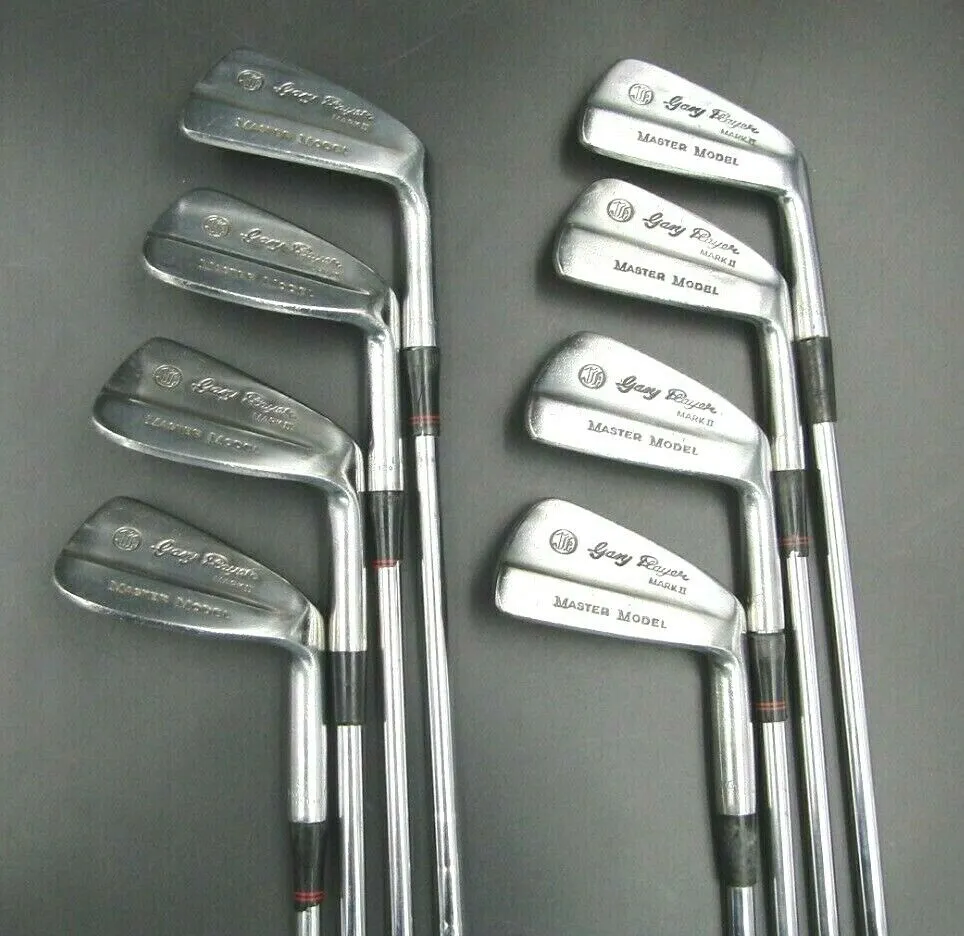 Set Of 8 X John Letters Gary Player Master Irons 3-10 Regular Steel Shafts 4 Set Of 8 X John Letters Gary Player Master Irons 3-10 Regular Steel Shafts - Image 2