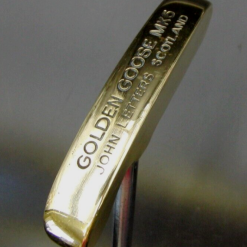 Ambidextrous John Letters Scotland Golden Goose Putter 92cm Length Steel Shaft