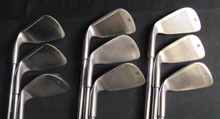 Vintage Set Of 9 X Spalding Lee Trevino Irons 3-SW Regular Steel Shafts 6 Vintage Set Of 9 X Spalding Lee Trevino Irons 3-SW Regular Steel Shafts - Image 4