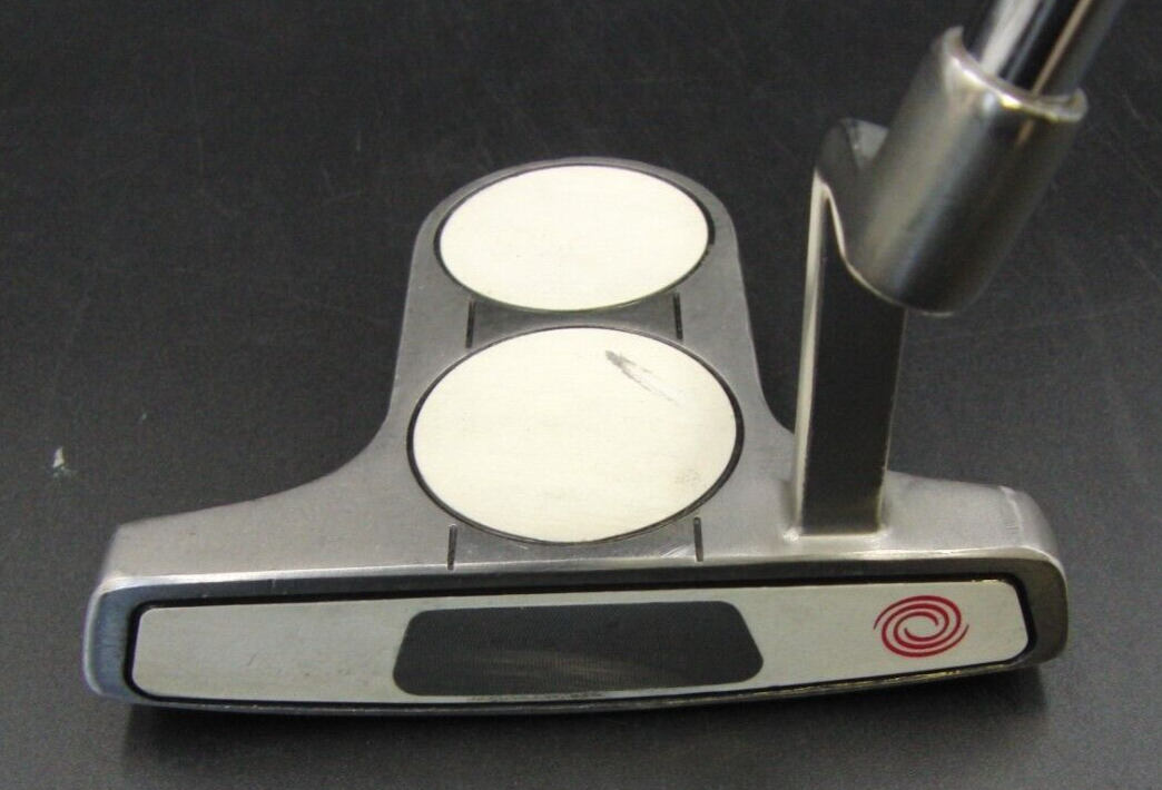 Odyssey White Steel 2-Ball Blade-2 Putter 88cm Length Steel Shaft Iguana Grip 4 Odyssey White Steel 2-Ball Blade-2 Putter 88cm Length Steel Shaft Iguana Grip - Image 2