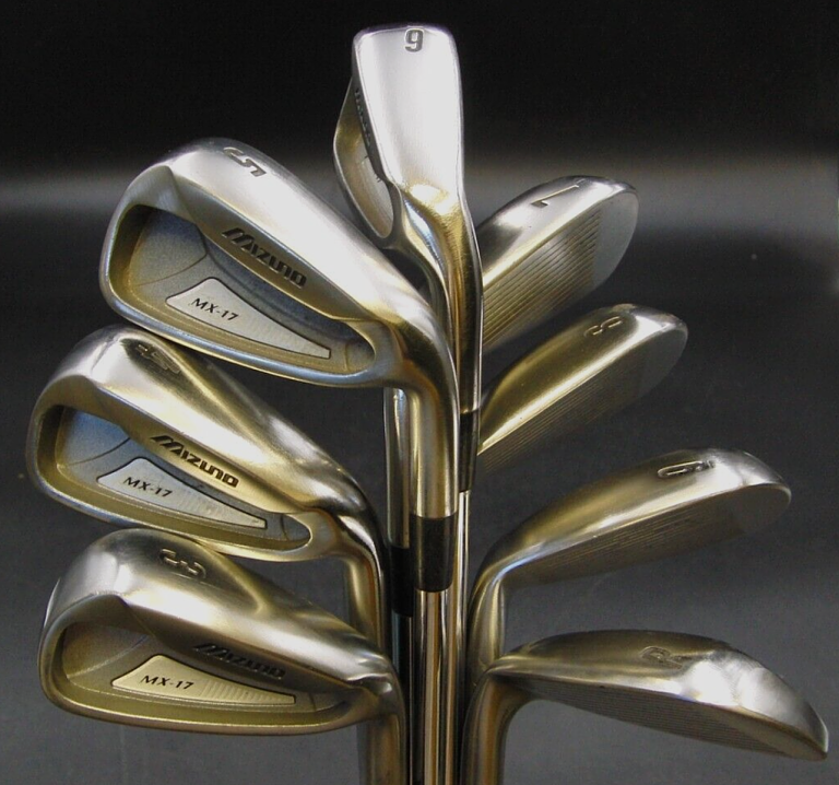 Set Of 8 X Mizuno MX17 Irons 3-PW Regular Steel Shafts Mizuno Grips 3 Set Of 8 X Mizuno MX17 Irons 3-PW Regular Steel Shafts Mizuno Grips