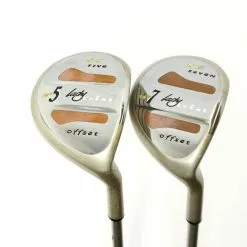 Ladies Set Of 2 X La Jolla Lady Accent Offset Woods 5 & 7 Ladies Graphite Shafts