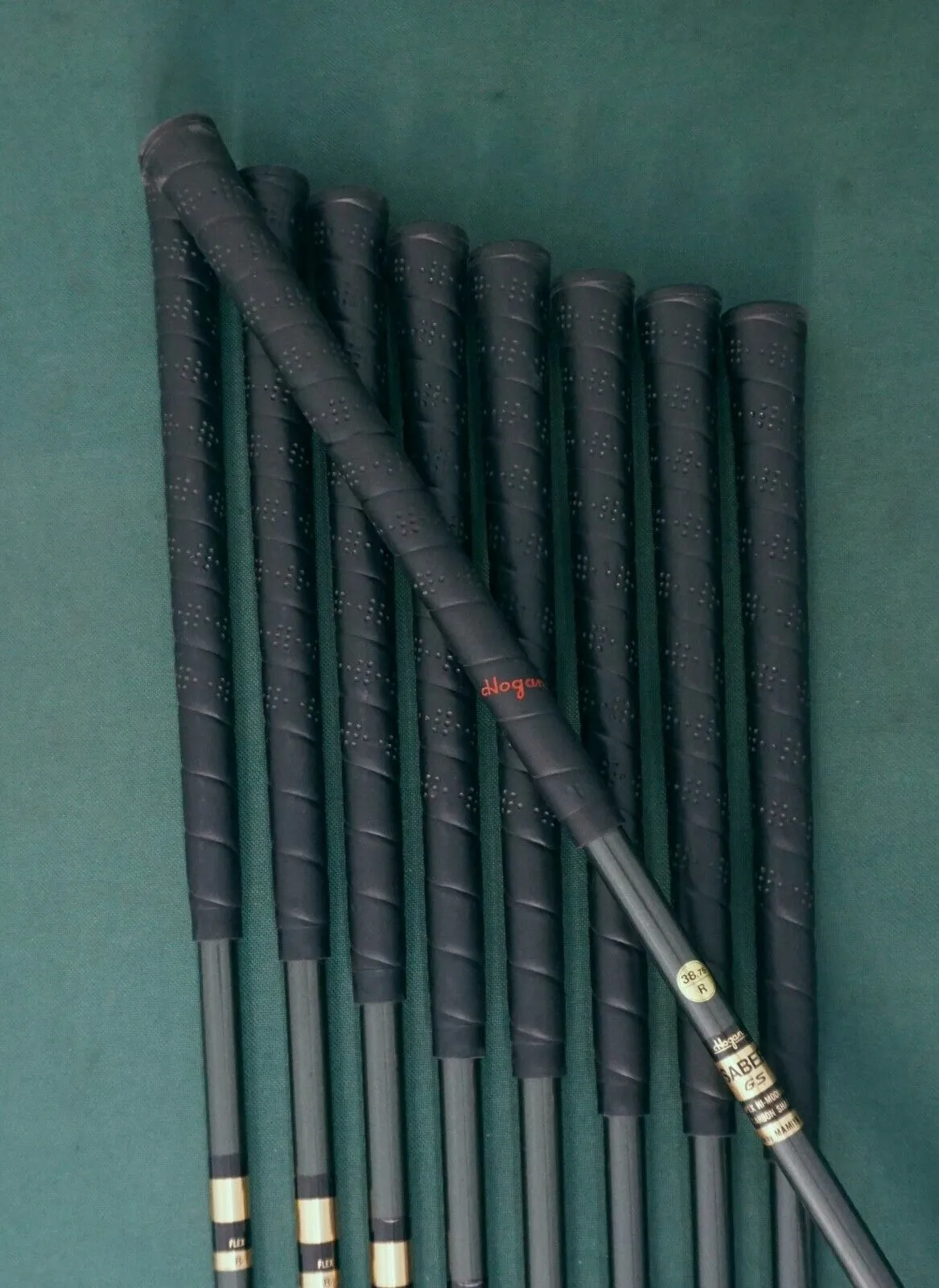 Collectors Set Of 9 X Ben Hogan Saber Forged GS Irons 3-SW Regular Graphite 9 Collectors Set Of 9 X Ben Hogan Saber Forged GS Irons 3-SW Regular Graphite - Image 7