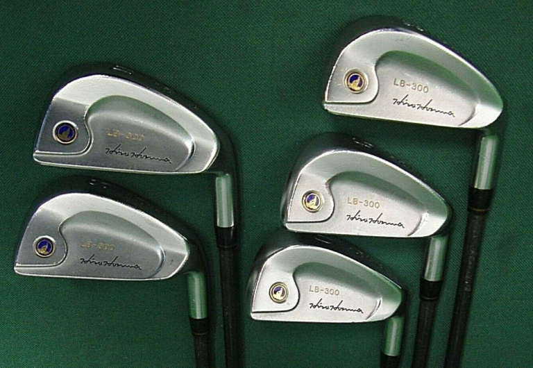 Set Of 5 X Honma LB-300 Irons 8-SW Stiff Graphite Shafts SAPLIZE Grips 4 Set Of 5 X Honma LB-300 Irons 8-SW Stiff Graphite Shafts SAPLIZE Grips - Image 2