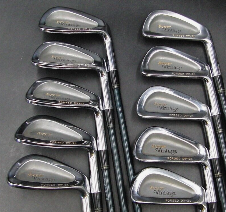 Set Of 10 X Dynacast Super Vintage DF-21 Irons 3-SW +AW Regular Graphite Shafts 4 Set Of 10 X Dynacast Super Vintage DF-21 Irons 3-SW +AW Regular Graphite Shafts - Image 2