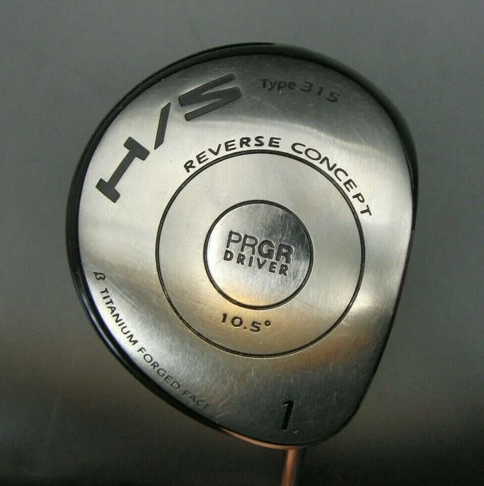 Japanese PRGR H/S Reverse Concept Type 315 10.5º Driver Stiff Graphite Shaft 4 Japanese PRGR H/S Reverse Concept Type 315 10.5º Driver Stiff Graphite Shaft - Image 2