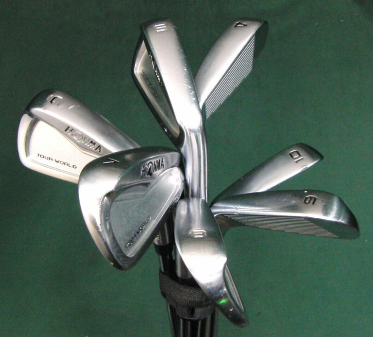 Set Of 7 X Honma Tour World TW717V Forged Irons 4-10 Regular Steel Shafts 8 Set Of 7 X Honma Tour World TW717V Forged Irons 4-10 Regular Steel Shafts - Image 6