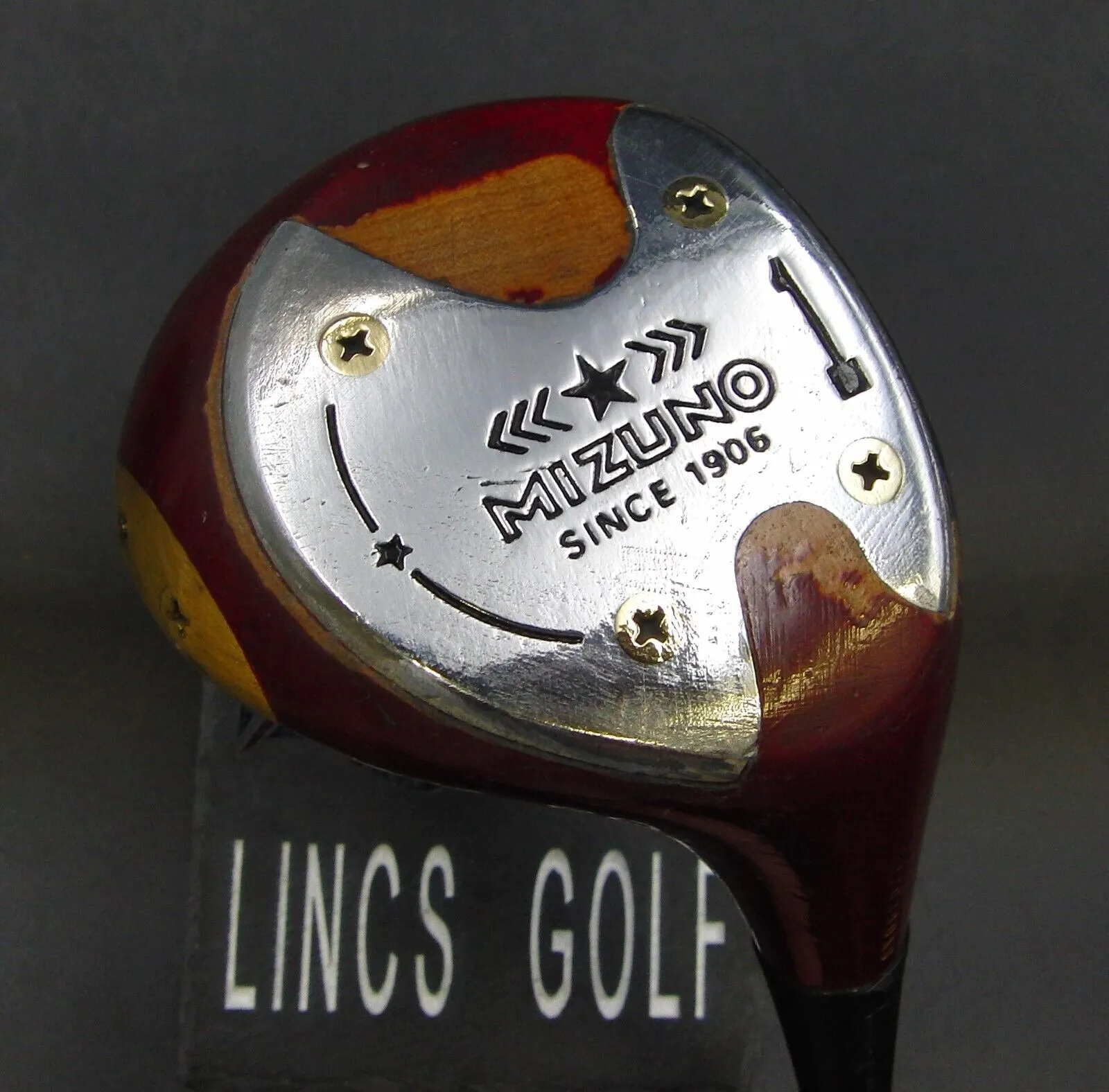 Vintage Mizuno Since 1906 All Star Driver Regular Graphite Shaft & HeadCover 5 Vintage Mizuno Since 1906 All Star Driver Regular Graphite Shaft & HeadCover - Image 3