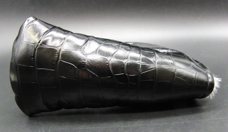 Luxury PSYKO GOLF Croc Genuine Leather Putter Embossed Logo Head Cover 5 Luxury PSYKO GOLF Croc Genuine Leather Putter Embossed Logo Head Cover - Image 3