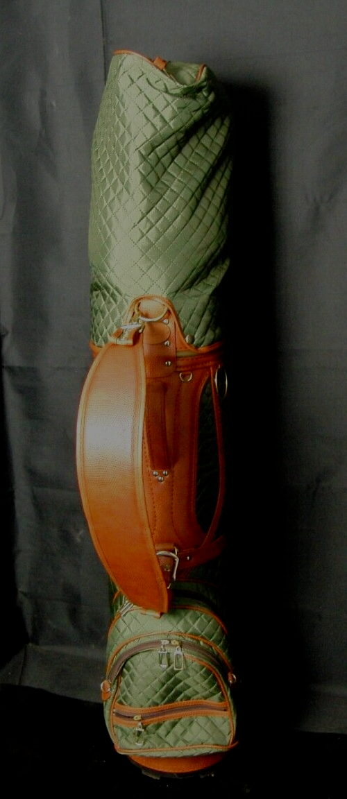 5 Division Westbery Tour Cart Trolley Olive Green Quilted Golf Clubs Bag 6 5 Division Westbery Tour Cart Trolley Olive Green Quilted Golf Clubs Bag - Image 4