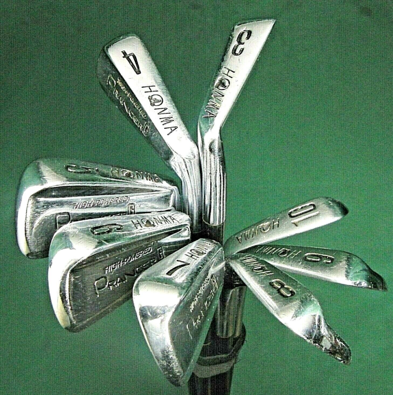Set Of 8 X Honma Prancer Irons 3-10 Regular Graphite Shafts Honma Grips 3 Set Of 8 X Honma Prancer Irons 3-10 Regular Graphite Shafts Honma Grips
