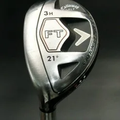 Left Handed Callaway FT 3 Hybrid 21° Stiff Graphite Shaft Golf Pride Grip