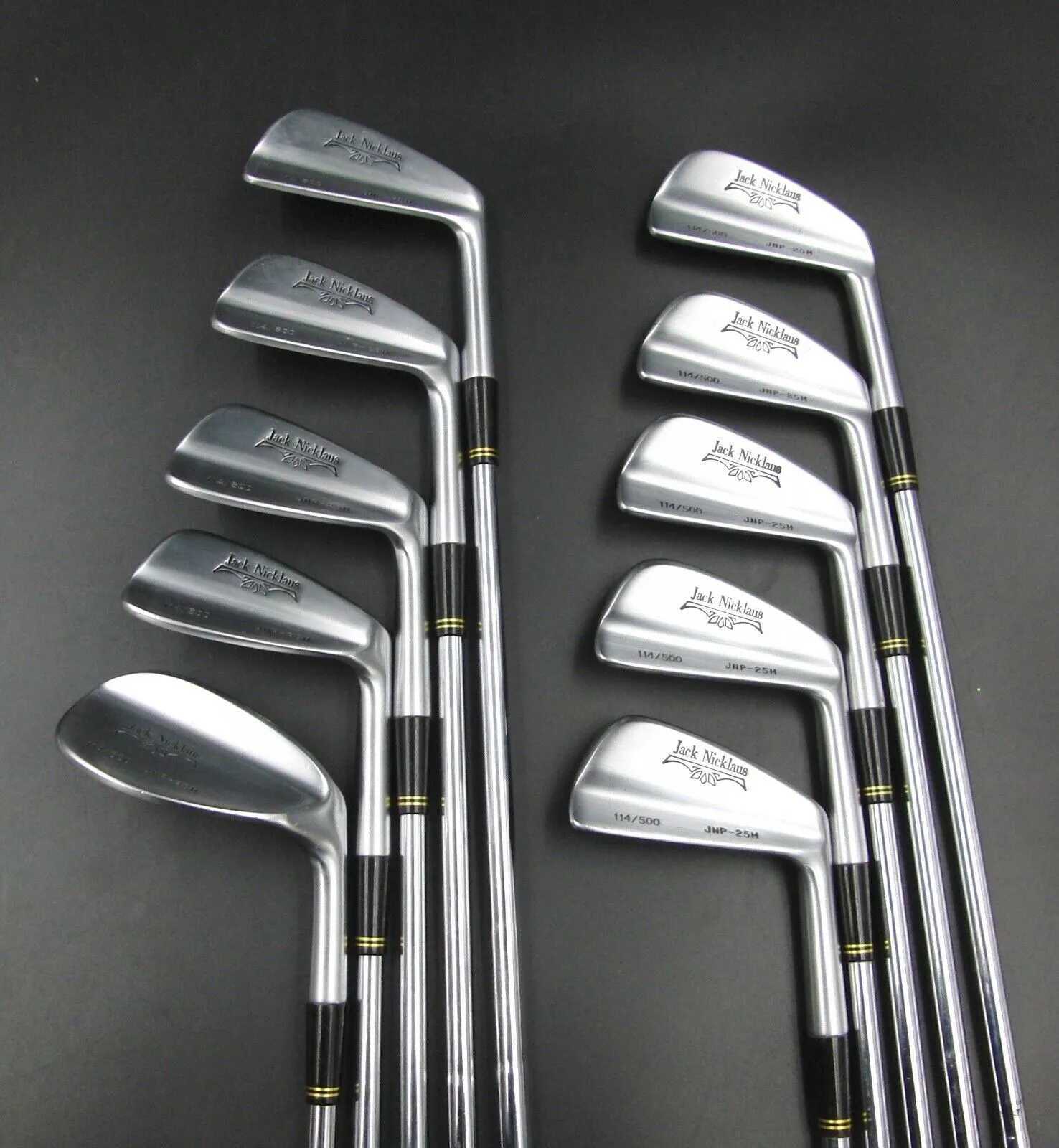 Set Of 10 X Macgregor Jack Nicklaus JNP 25M Ltd Edition 114/500 Irons 2-SW Steel 4 Set Of 10 X Macgregor Jack Nicklaus JNP 25M Ltd Edition 114/500 Irons 2-SW Steel - Image 2