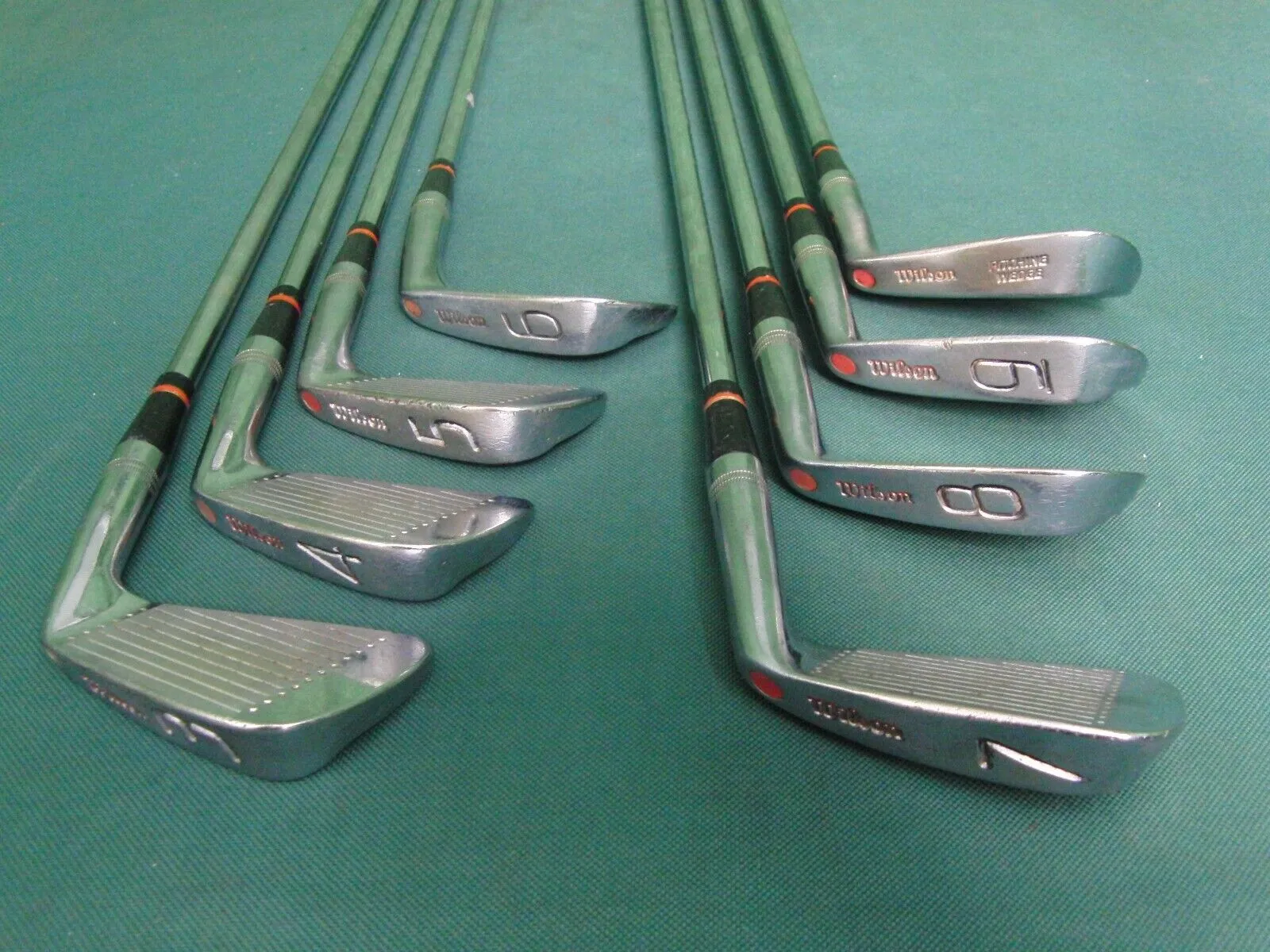 Left Handed Set 8 X Wilson Staff Tour Blade Irons 3-PW Regular Steel Shafts 6 Left Handed Set 8 X Wilson Staff Tour Blade Irons 3-PW Regular Steel Shafts - Image 4