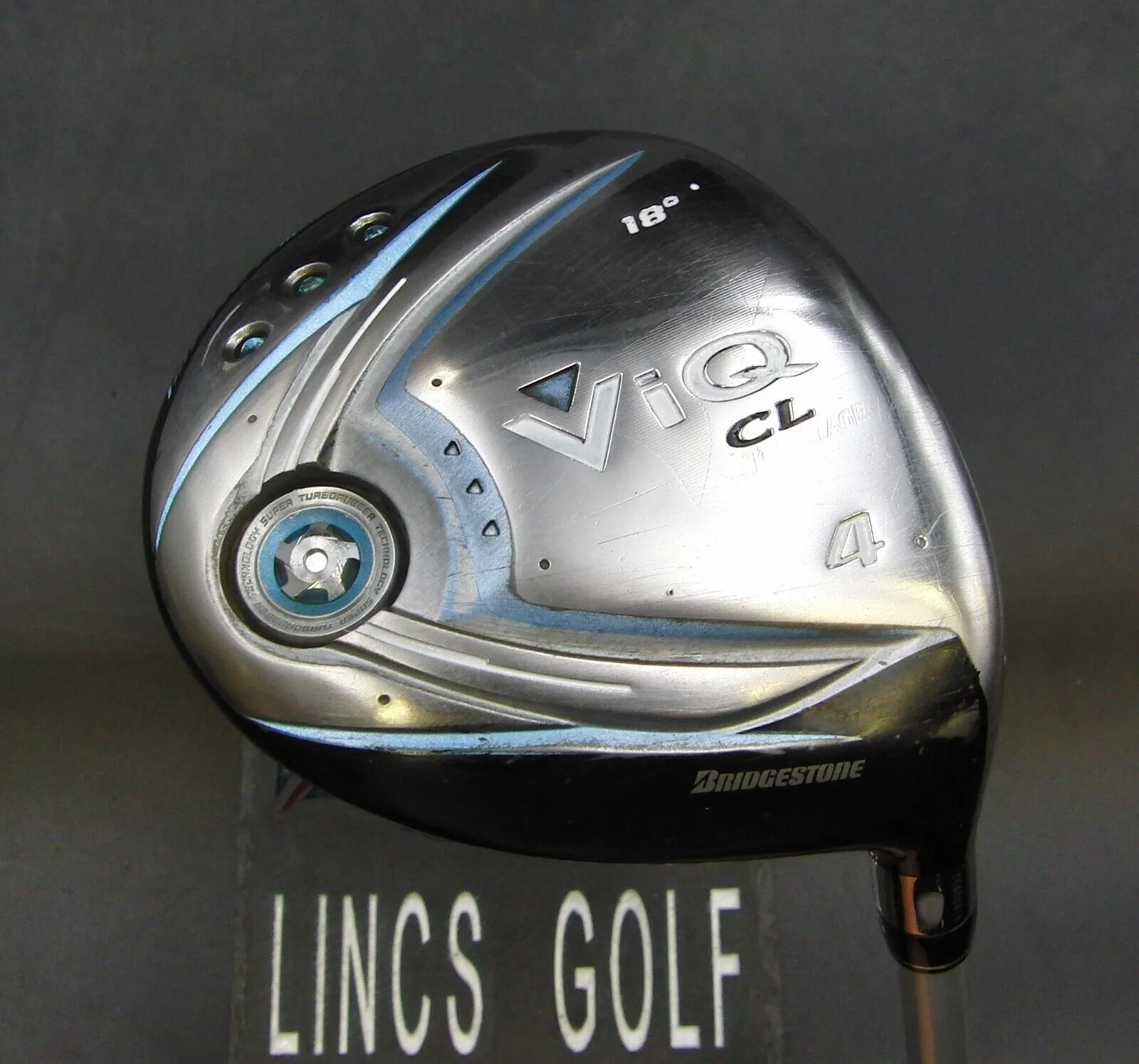 Ladies Bridgestone ViQ CL 18° 4 Wood Ladies Graphite Shaft Golf Pride Grip 3 Ladies Bridgestone ViQ CL 18° 4 Wood Ladies Graphite Shaft Golf Pride Grip