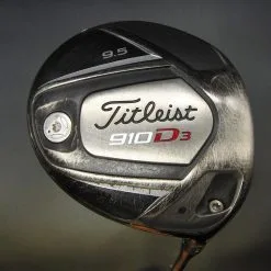 Titleist 910D3 9.5° Driver Stiff Graphite Shaft Golf Pride Grip