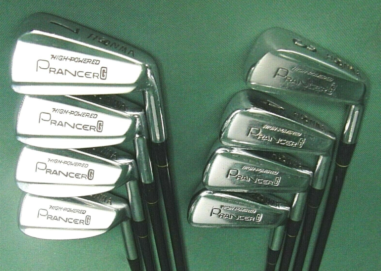 Set Of 8 X Honma Prancer Irons 3-10 Regular Graphite Shafts Honma Grips 4 Set Of 8 X Honma Prancer Irons 3-10 Regular Graphite Shafts Honma Grips - Image 2
