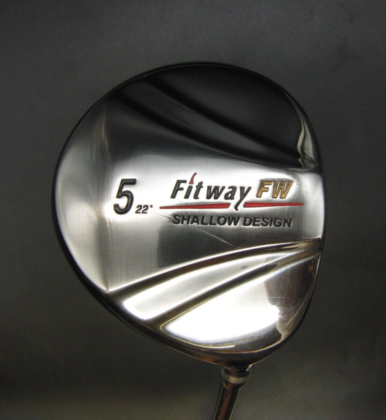 Japanese FitWay Shallow Design 22° 5 Wood Regular Graphite Shaft FitWay Grip 3 Japanese FitWay Shallow Design 22° 5 Wood Regular Graphite Shaft FitWay Grip