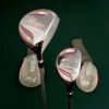 Ladies Set 2x Wilson Hope 22 Degree Hybrid & Fairway Wood Ladies Graphite Shafts