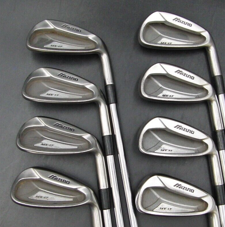 Set Of 8 X Mizuno MX-17 Irons 3-PW Regular Steel Shafts Golf Pride Grips 4 Set Of 8 X Mizuno MX-17 Irons 3-PW Regular Steel Shafts Golf Pride Grips - Image 2
