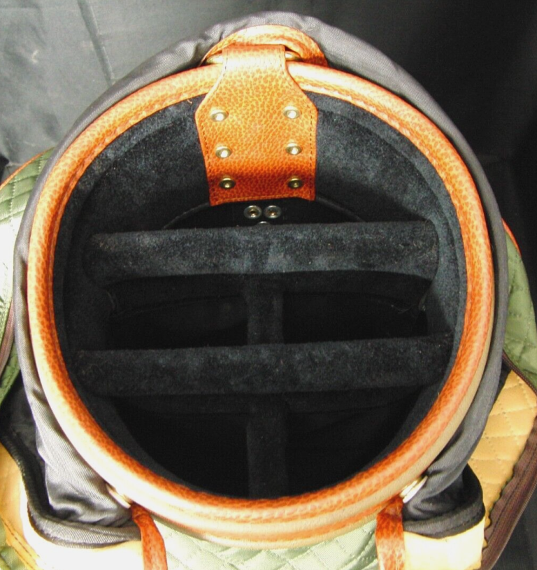 5 Division Westbery Tour Cart Trolley Olive Green Quilted Golf Clubs Bag 7 5 Division Westbery Tour Cart Trolley Olive Green Quilted Golf Clubs Bag - Image 5