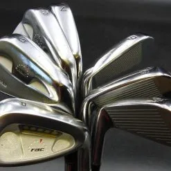 Combo Set Of 7 X TaylorMade RAC Coin Forged/RAC LT Irons 4-PW Stiff Steel Shafts