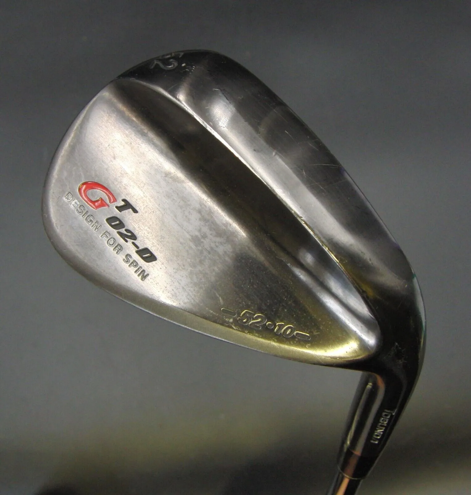 Japanese Tobunda GT 02-D Design For Spin 52°Gap Wedge Regular Steel Shaft 9 Japanese Tobunda GT 02-D Design For Spin 52°Gap Wedge Regular Steel Shaft - Image 7