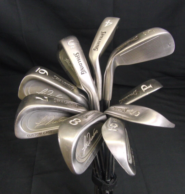 Vintage Set Of 9 X Spalding Lee Trevino Irons 3-SW Regular Steel Shafts 8 Vintage Set Of 9 X Spalding Lee Trevino Irons 3-SW Regular Steel Shafts - Image 6