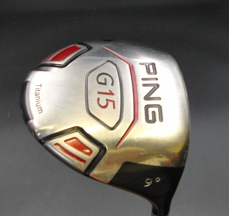 Ping G15 9° Driver Stiff Graphite Shaft Ping Grip 8 Ping G15 9° Driver Stiff Graphite Shaft Ping Grip - Image 6