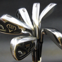Set Of 6 X Callaway ERC Hot Irons 5-PW Stiff Steel Shafts E.R.C