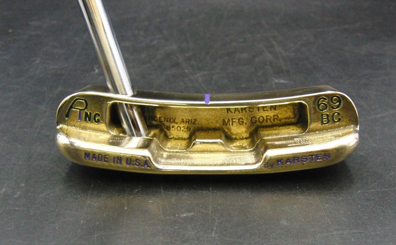 Ping 69 BC Karsten MFG CORP Putter 89cm Steel Shaft Iguana Golf Grip 10 Ping 69 BC Karsten MFG CORP Putter 89cm Steel Shaft Iguana Golf Grip - Image 8