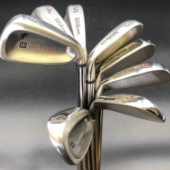 Set Of 8 X Wilson Deep Red Irons 3-PW Regular Steel Shafts Mixed Grips -Clubs Sales Shop 57 86ccd462 10eb 4eb3 b38f ec672b0333e2
