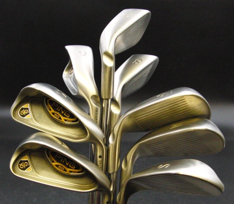 Set Of 8 X Ping 50th Anniversary G10 Black Dot Irons 4-SW Regular Steel Shafts 10 Set Of 8 X Ping 50th Anniversary G10 Black Dot Irons 4-SW Regular Steel Shafts - Image 8