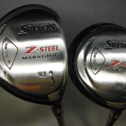 Set Of 2 Srixon Z-Steel Maraging 14.5° 3 & 18.5° 5 Woods Stiff Graphite Shafts -Clubs Sales Shop 57 98d85c97 cd5b 4658 bd2f ff5a05e5fc83