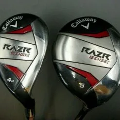 Set Of 2 Callaway RAZR Edge 5 Wood & 4 Hybrid Regular Graphite Shaft -Clubs Sales Shop 57 e638b517 625d 48a4 8972 b455e24f7934