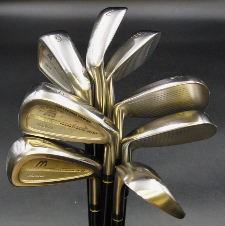 Set Of 8 X Mizuno VACRA TI-FACE R-10 Irons 4-SW Regular Graphite Shafts 10 Set Of 8 X Mizuno VACRA TI-FACE R-10 Irons 4-SW Regular Graphite Shafts - Image 8