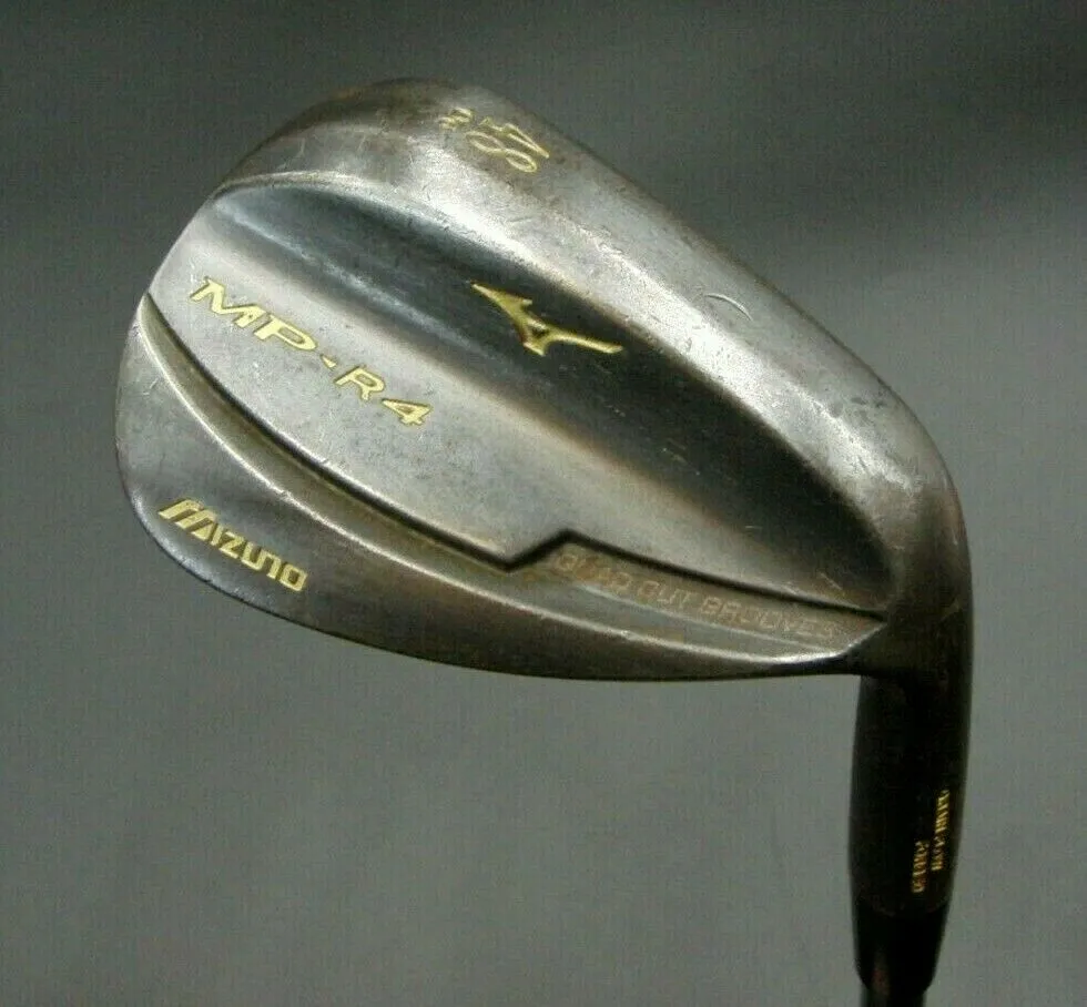 RAW Mizuno Grain Flow Forged MP-R4 48 Pitching Wedge Steel Shaft Elite Grip 7 RAW Mizuno Grain Flow Forged MP-R4 48 Pitching Wedge Steel Shaft Elite Grip - Image 5