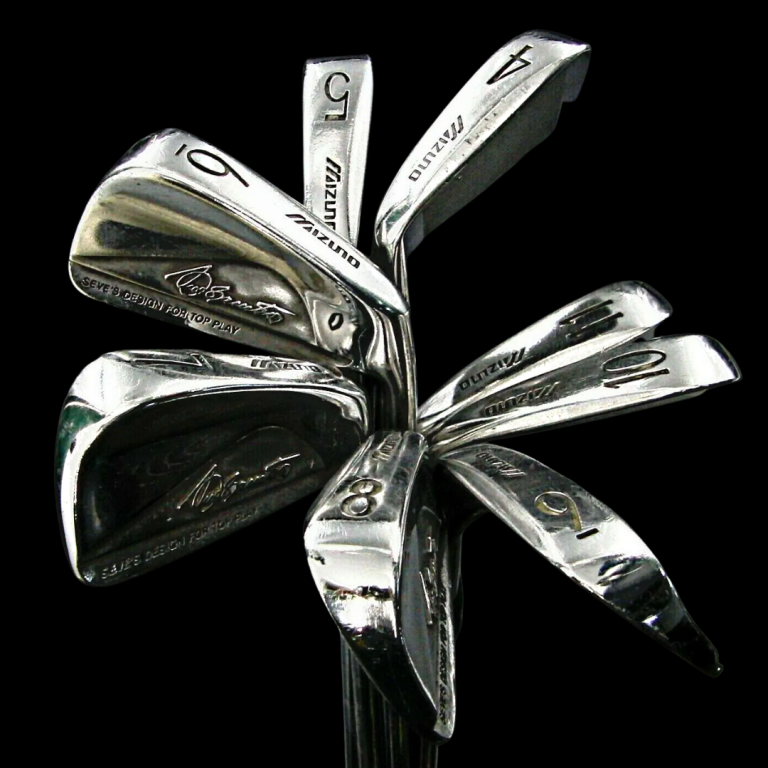 Set Of 8 X Mizuno Seve Ballesteros Irons 4-11 Regular Steel Shafts 3 Set Of 8 X Mizuno Seve Ballesteros Irons 4-11 Regular Steel Shafts